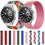 Per Samsung Galaxy Watch 42mm Cinturino di ricambio elastico intrecciato in nylon regolabile, 165mm
