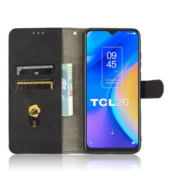 Tinta unita Skin Feel Fibbia magnetica Flip orizzontale Custodia in pelle PU con struttura in vitello con supporto e slot per schede e portafoglio, For TCL 20 SE, For vivo V21, For vivo Y72 5G / iQOO Z3 5G, For Motorola Moto G60 / G40 Fusion