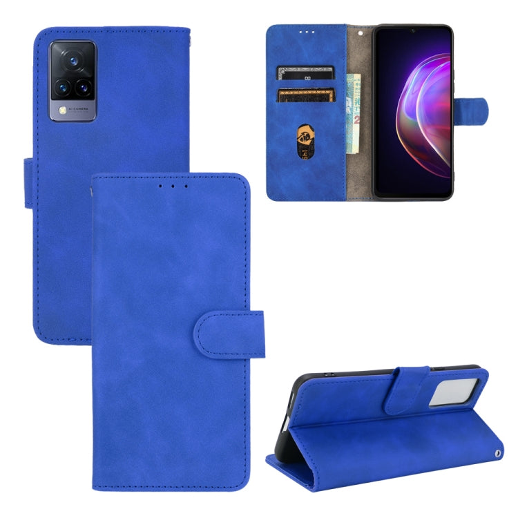 Tinta unita Skin Feel Fibbia magnetica Flip orizzontale Custodia in pelle PU con struttura in vitello con supporto e slot per schede e portafoglio, For TCL 20 SE, For vivo V21, For vivo Y72 5G / iQOO Z3 5G, For Motorola Moto G60 / G40 Fusion