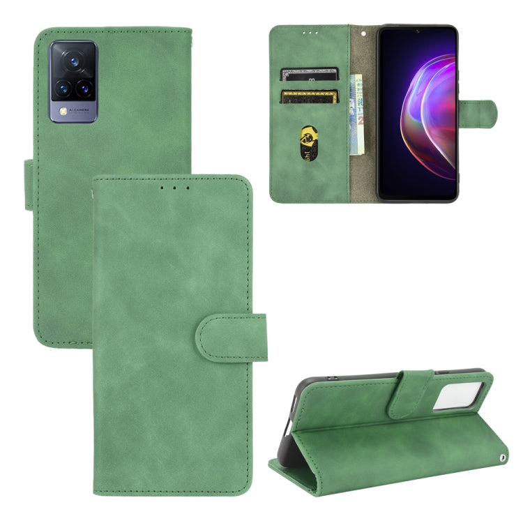 Tinta unita Skin Feel Fibbia magnetica Flip orizzontale Custodia in pelle PU con struttura in vitello con supporto e slot per schede e portafoglio, For TCL 20 SE, For vivo V21, For vivo Y72 5G / iQOO Z3 5G, For Motorola Moto G60 / G40 Fusion