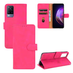 Tinta unita Skin Feel Fibbia magnetica Flip orizzontale Custodia in pelle PU con struttura in vitello con supporto e slot per schede e portafoglio, For TCL 20 SE, For vivo V21, For vivo Y72 5G / iQOO Z3 5G, For Motorola Moto G60 / G40 Fusion