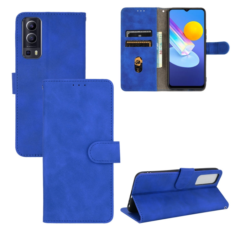 Tinta unita Skin Feel Fibbia magnetica Flip orizzontale Custodia in pelle PU con struttura in vitello con supporto e slot per schede e portafoglio, For TCL 20 SE, For vivo V21, For vivo Y72 5G / iQOO Z3 5G, For Motorola Moto G60 / G40 Fusion