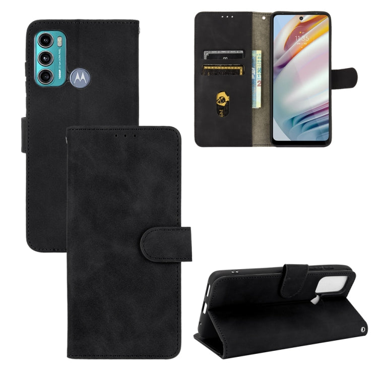 Tinta unita Skin Feel Fibbia magnetica Flip orizzontale Custodia in pelle PU con struttura in vitello con supporto e slot per schede e portafoglio, For TCL 20 SE, For vivo V21, For vivo Y72 5G / iQOO Z3 5G, For Motorola Moto G60 / G40 Fusion