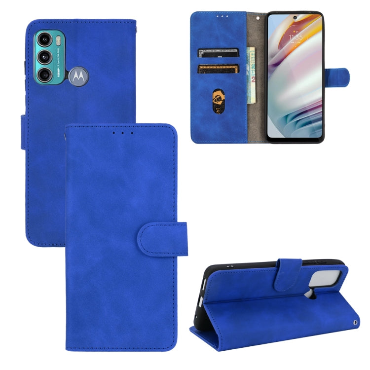 Tinta unita Skin Feel Fibbia magnetica Flip orizzontale Custodia in pelle PU con struttura in vitello con supporto e slot per schede e portafoglio, For TCL 20 SE, For vivo V21, For vivo Y72 5G / iQOO Z3 5G, For Motorola Moto G60 / G40 Fusion