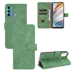 Tinta unita Skin Feel Fibbia magnetica Flip orizzontale Custodia in pelle PU con struttura in vitello con supporto e slot per schede e portafoglio, For TCL 20 SE, For vivo V21, For vivo Y72 5G / iQOO Z3 5G, For Motorola Moto G60 / G40 Fusion