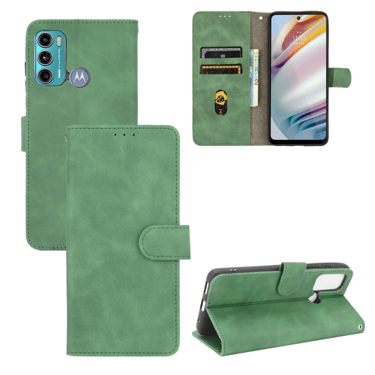 Tinta unita Skin Feel Fibbia magnetica Flip orizzontale Custodia in pelle PU con struttura in vitello con supporto e slot per schede e portafoglio, For TCL 20 SE, For vivo V21, For vivo Y72 5G / iQOO Z3 5G, For Motorola Moto G60 / G40 Fusion