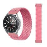 Per Samsung Galaxy Watch 46mm Cinturino di ricambio elastico intrecciato in nylon regolabile, 125mm, 135mm