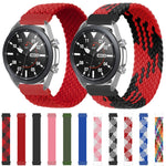 Per Samsung Galaxy Watch 3 41mm Cinturino di ricambio elastico intrecciato in nylon regolabile, 145mm, 155mm