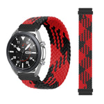 Per Samsung Galaxy Watch 3 41mm Cinturino di ricambio elastico intrecciato in nylon regolabile, 145mm, 155mm