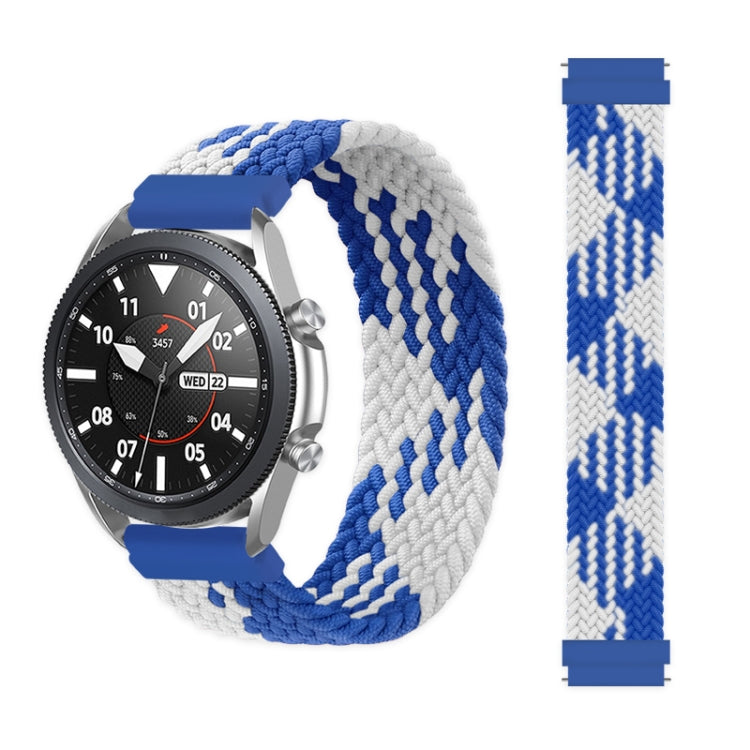 Per Samsung Galaxy Watch 3 41mm Cinturino di ricambio elastico intrecciato in nylon regolabile, 145mm, 155mm