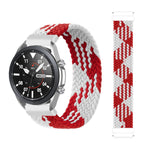 Per Samsung Galaxy Watch 3 41mm Cinturino di ricambio elastico intrecciato in nylon regolabile, 165mm