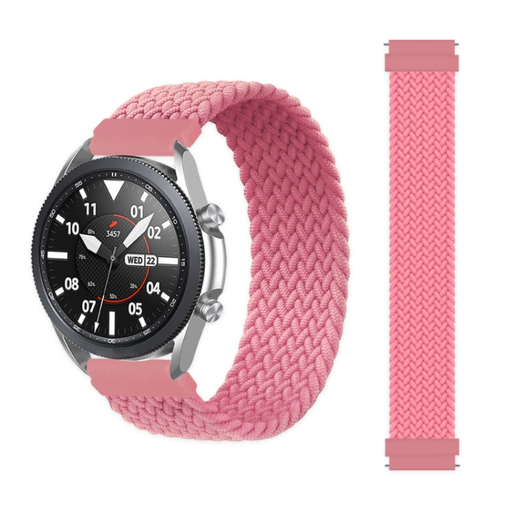 Per Samsung Galaxy Watch 3 45mm Cinturino di ricambio elastico intrecciato in nylon regolabile, 145mm, 155mm