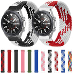 Per Samsung Galaxy Watch Active / Active2 40mm / Active2 44mm Cinturino di ricambio elastico intrecciato in nylon regolabile, 125mm, 135mm