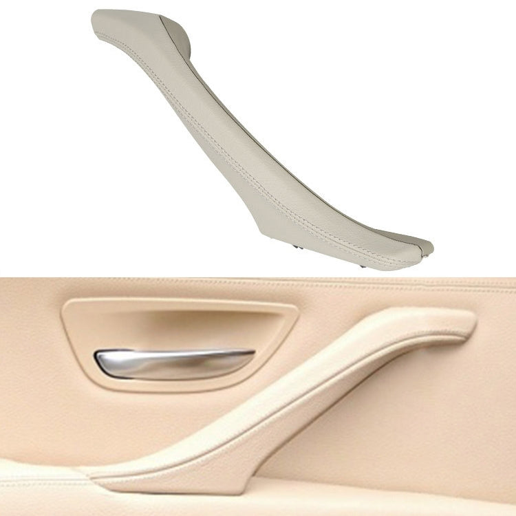 Assemblaggio maniglia porta interna lato destro in pelle per auto 51417225854 per BMW Serie 5 F10 / F18 2011-2017, Right Side (Black), Right Side (Beige), Right Side (Creamy-white), Right Side (Grey), Right Side (Wine Red), Right Side (Mocha)