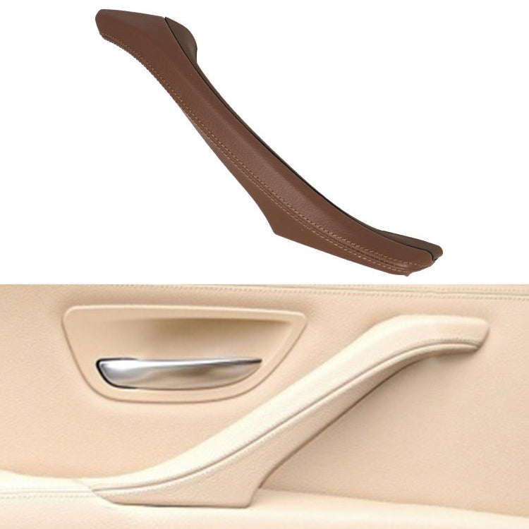 Assemblaggio maniglia porta interna lato destro in pelle per auto 51417225854 per BMW Serie 5 F10 / F18 2011-2017, Right Side (Black), Right Side (Beige), Right Side (Creamy-white), Right Side (Grey), Right Side (Wine Red), Right Side (Mocha)