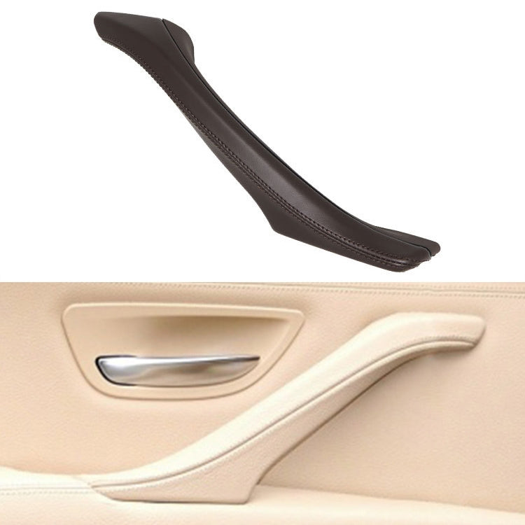 Assemblaggio maniglia porta interna lato destro in pelle per auto 51417225854 per BMW Serie 5 F10 / F18 2011-2017, Right Side (Black), Right Side (Beige), Right Side (Creamy-white), Right Side (Grey), Right Side (Wine Red), Right Side (Mocha)