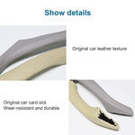 Assemblaggio maniglia porta interna lato destro in pelle per auto 51417225854 per BMW Serie 5 F10 / F18 2011-2017, Right Side (Black), Right Side (Beige), Right Side (Creamy-white), Right Side (Grey), Right Side (Wine Red), Right Side (Mocha)