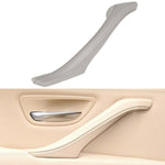 Assemblaggio maniglia porta interna lato sinistro in pelle per auto 51417225854 per BMW Serie 5 F10 / F18 2011-2017, Left Side (Black), Left Side (Beige), Left Side (Creamy-white), Left Side (Grey), Left Side (Wine Red), Left Side (Mocha)