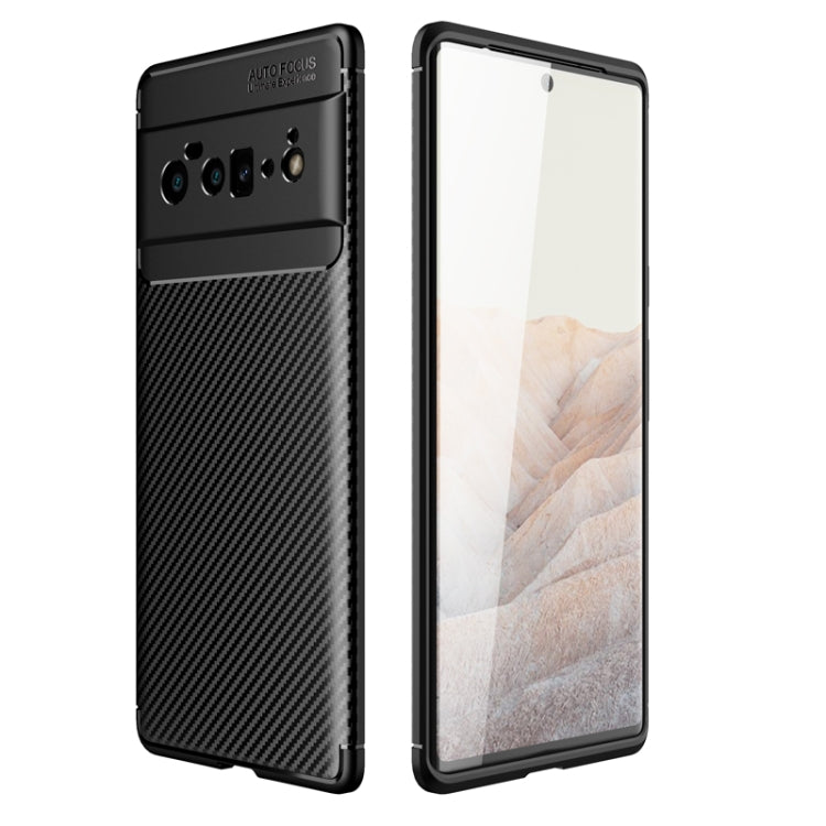 Custodia in TPU antiurto con trama in fibra di carbonio, For Google Pixel 6, For Google Pixel 6 Pro, For OPPO Realme C21