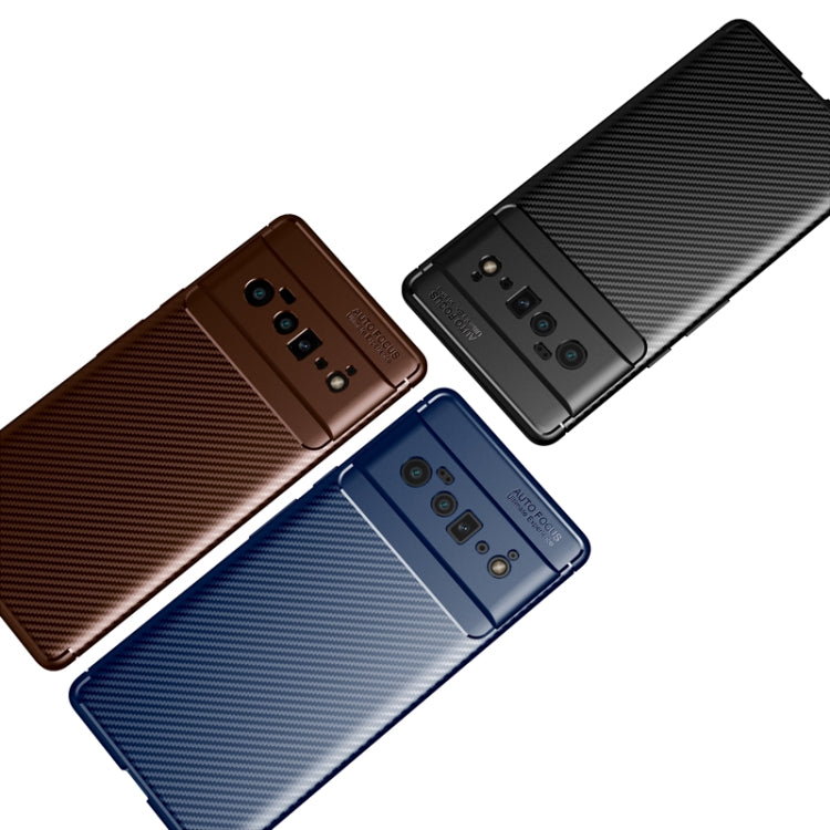 Custodia in TPU antiurto con trama in fibra di carbonio, For Google Pixel 6, For Google Pixel 6 Pro, For OPPO Realme C21