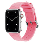 Cinturino di ricambio per cinturino in silicone con giunto di bambù, For Apple Watch Series 7  41mm / & 6 & SE & 5 & 4 40mm, For Apple Watch Series  7  45mm / & 6 & SE & 5 & 4 44mm