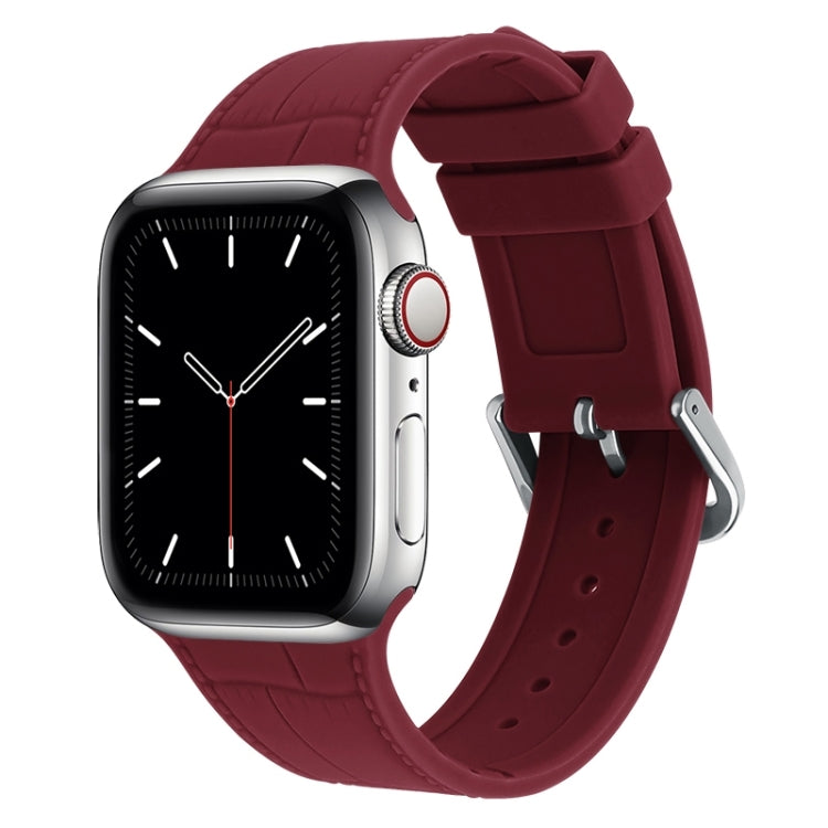 Cinturino di ricambio per cinturino in silicone con giunto di bambù, For Apple Watch Series 7  41mm / & 6 & SE & 5 & 4 40mm, For Apple Watch Series  7  45mm / & 6 & SE & 5 & 4 44mm