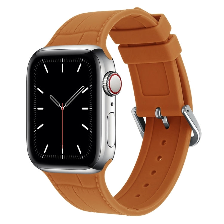 Cinturino di ricambio per cinturino in silicone con giunto di bambù, For Apple Watch Series 7  41mm / & 6 & SE & 5 & 4 40mm, For Apple Watch Series  7  45mm / & 6 & SE & 5 & 4 44mm