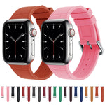 Cinturino di ricambio per cinturino in silicone con giunto di bambù, For Apple Watch Series 7  41mm / & 6 & SE & 5 & 4 40mm, For Apple Watch Series  7  45mm / & 6 & SE & 5 & 4 44mm