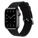 Cinturino di ricambio per cinturino in silicone con giunto di bambù, For Apple Watch Series 7  41mm / & 6 & SE & 5 & 4 40mm, For Apple Watch Series  7  45mm / & 6 & SE & 5 & 4 44mm