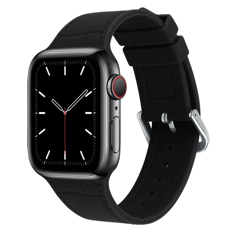 Cinturino di ricambio per cinturino in silicone con giunto di bambù, For Apple Watch Series 7  41mm / & 6 & SE & 5 & 4 40mm, For Apple Watch Series  7  45mm / & 6 & SE & 5 & 4 44mm