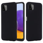 Custodia protettiva a copertura totale anticaduta in silicone liquido tinta unita, For Samsung Galaxy A22 4G, For Samsung Galaxy A22 5G, For Samsung Galaxy A82