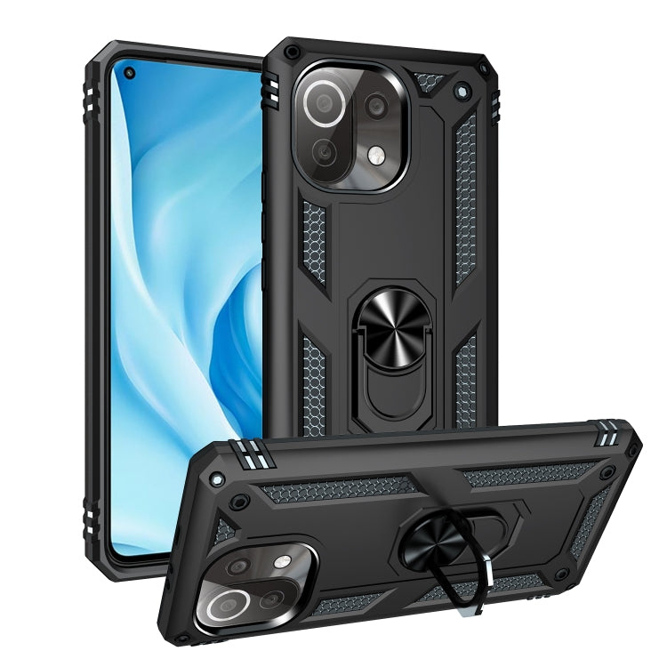 Custodia antiurto TPU e PC con supporto Xiaomi Mi 11 Lite 5G