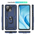 Custodia antiurto TPU e PC con supporto Xiaomi Mi 11 Lite 5G