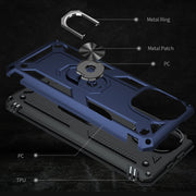 Custodia protettiva antiurto in TPU + PC con supporto girevole a 360 gradi, For Xiaomi Mi 11 Lite 5G