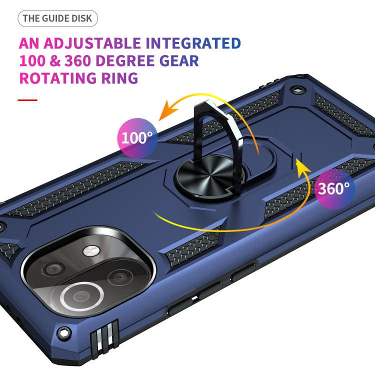 Custodia antiurto TPU e PC con supporto Xiaomi Mi 11 Lite 5G