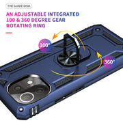 Custodia protettiva antiurto in TPU + PC con supporto girevole a 360 gradi, For Xiaomi Mi 11 Lite 5G