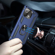 Custodia protettiva antiurto in TPU + PC con supporto girevole a 360 gradi, For Xiaomi Mi 11 Lite 5G