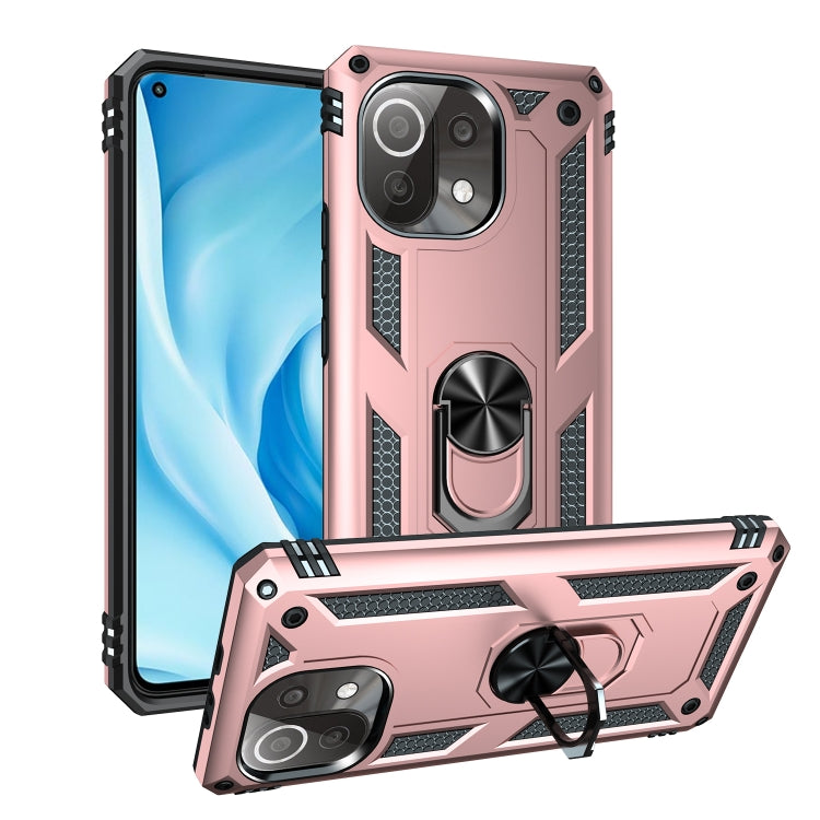 Custodia antiurto TPU e PC con supporto Xiaomi Mi 11 Lite 5G