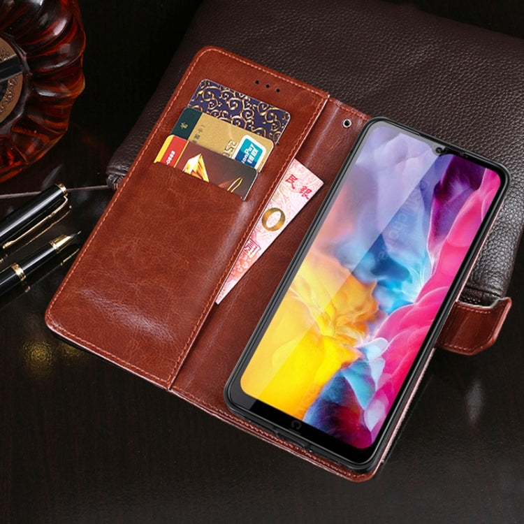 Custodia portafoglio in pelle per Oukitel C23 Pro