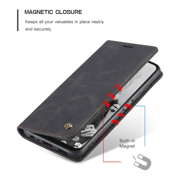 CaseMe 013 Custodia multifunzionale orizzontale in pelle a conchiglia con slot per schede, supporto e portafoglio, For Samsung Galaxy A22 5G