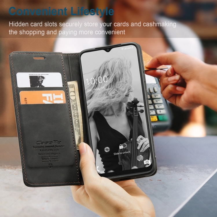 CaseMe 013 Custodia multifunzionale orizzontale in pelle a conchiglia con slot per schede, supporto e portafoglio, For Samsung Galaxy A22 5G