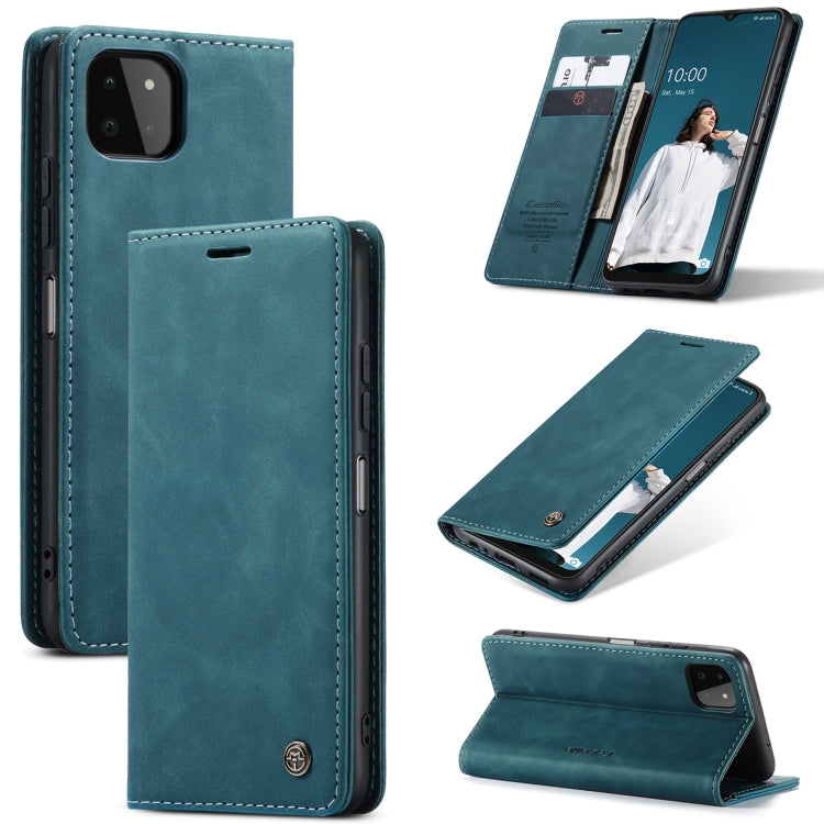 CaseMe 013 Custodia multifunzionale orizzontale in pelle a conchiglia con slot per schede, supporto e portafoglio, For Samsung Galaxy A22 5G