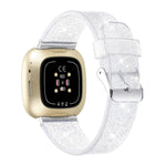 Cinturino di ricambio per cinturino in silicone con polvere glitterata, For Fitbit Versa 3