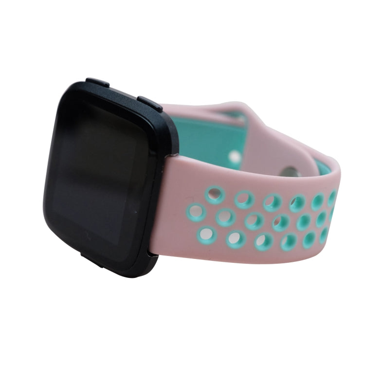 Cinturino di ricambio in silicone bicolore, For Fitbit Versa 3