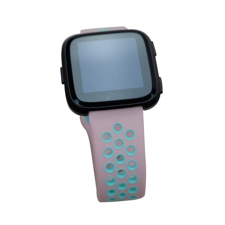 Cinturino di ricambio in silicone bicolore, For Fitbit Versa 3