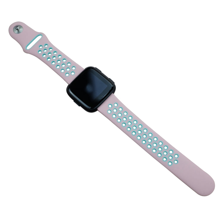 Cinturino di ricambio in silicone bicolore, For Fitbit Versa 3
