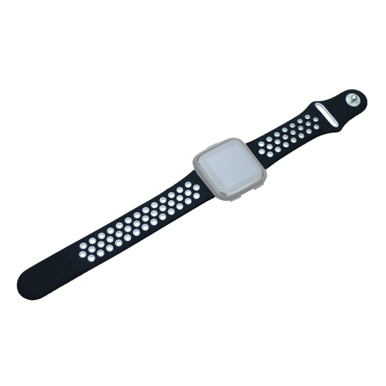 Cinturino di ricambio in silicone bicolore, For Fitbit Versa 3