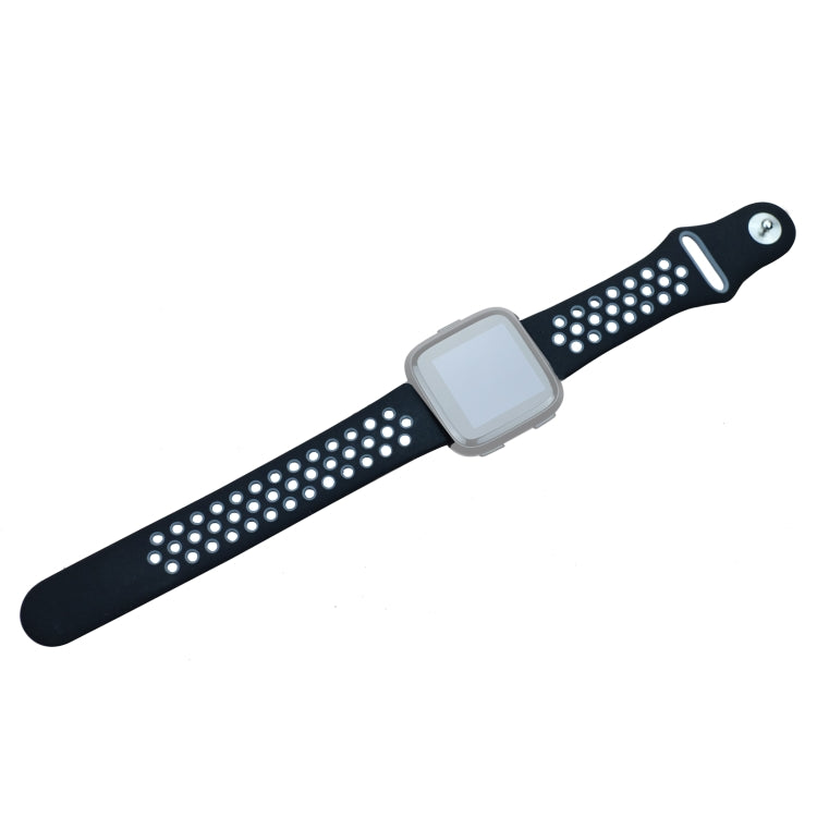 Cinturino di ricambio in silicone bicolore, For Fitbit Versa 3