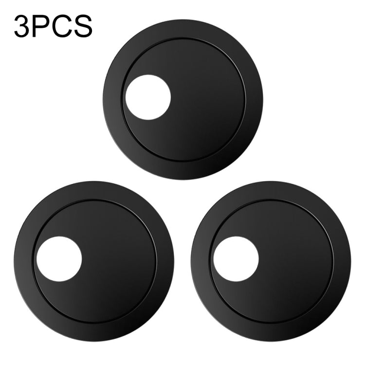 3 PCS Copertura per fotocamera WebCam con design a forma rotonda universale per desktop, laptop, tablet, telefoni