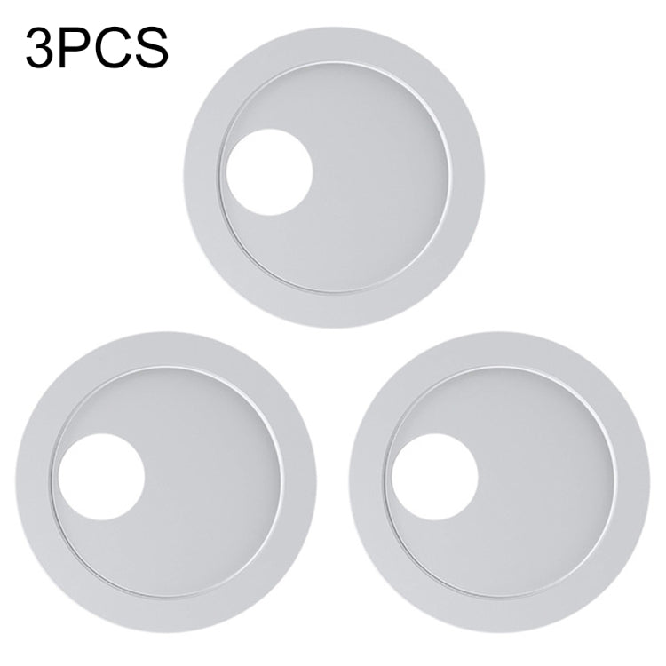 3 PCS Copertura per fotocamera WebCam con design a forma rotonda universale per desktop, laptop, tablet, telefoni